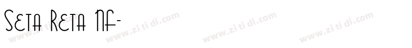 Seta Reta NF字体转换